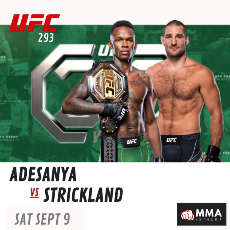 UFC 293 ADESANYA VS STRICKAND