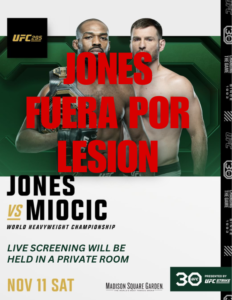 Jon Jones Fuera de UFC 295